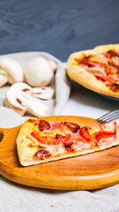 hot pizza munchenska pizza. italian lifestyle