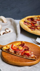 hot pizza munchenska pizza. italian lifestyle