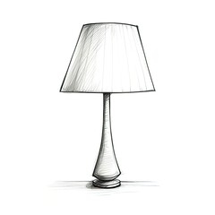 Obraz premium interior lamp table ai generated