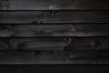 Black wood fence pattern and seamless background