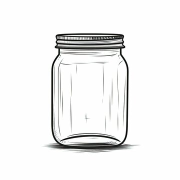 recommend clip art: strawberry jam jar ai generated