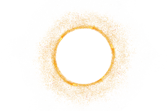 circle light frame transparent background