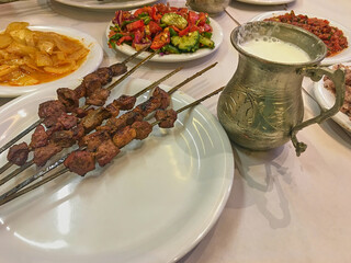The Traditional Turkish Liver kebab