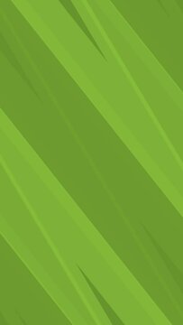 Abstract green background slow motion glowing animation of lines, moving animations of seamless and loop-able modern geometric shape - stock video