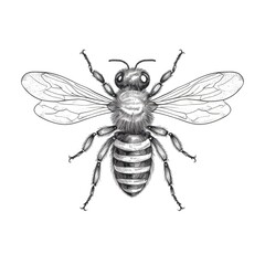 background bee ai generated