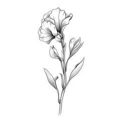 floral Snapdragon flower ai generated