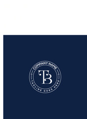 Creative Initials Letter TB Logo Design