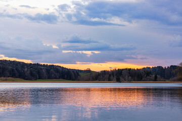 Fototapeta premium Majestic Lakes - Seehamer See