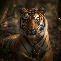 Fototapeta premium portrait of a tiger