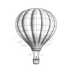 Obraz premium background hot air balloon ai generated