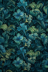seamless floral background,,decoration,texture,ornament,AI generated