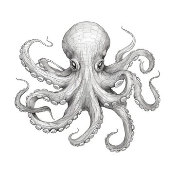 tentacle Octopus ai generated