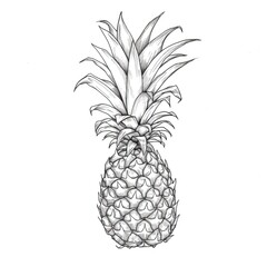 slice pineapple ai generated