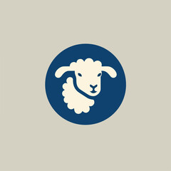 Sheep in cartoon, doodle style. 2d cut vector illustration in logo, icon style. 