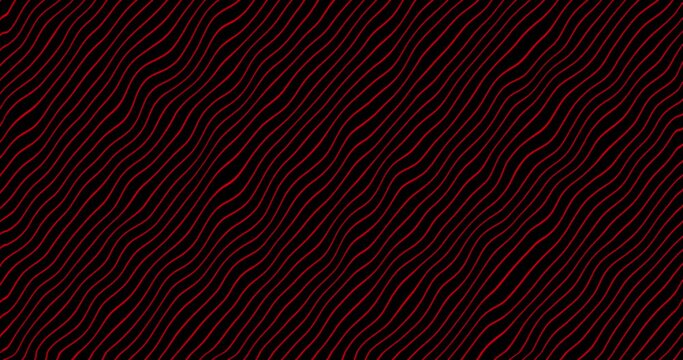 Abstract outline typographic contour map. Moving wave background.