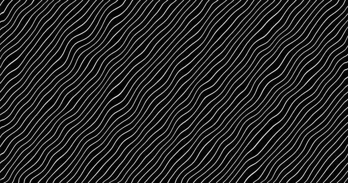 Abstract outline typographic contour map. Moving wave background. 