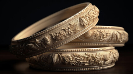 antique silver jewelry box HD 8K wallpaper Stock Photographic Image