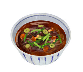 山菜蕎麦　山菜そば