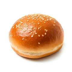 Generative AI : Clean Chicken Burger - A Juicy and Wholesome Meal on a White Canvas of Flavorful Bliss