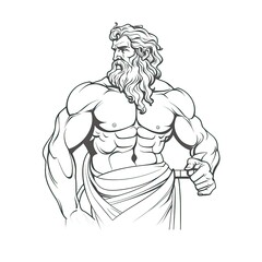 mythology hephaestus god ai generated