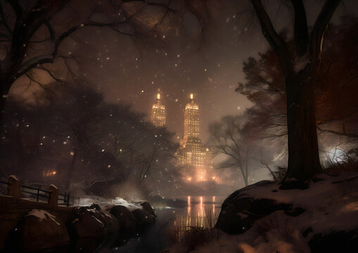night in the city