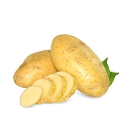 potato isolated on white background