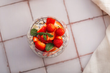Strawberry Chia Pudding