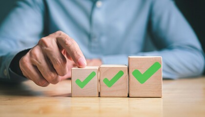 businessman holding a green screen