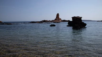 Fotobehang Cala Pregonda, Menorca Eiland, Spanje Cala Pregonda Riserva della Biosfera area, Minorca, Isole Baleari, Spagna