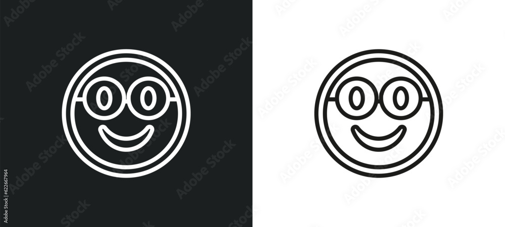 Poster display outline icon in white and black colors. display flat vector icon from user interface collect