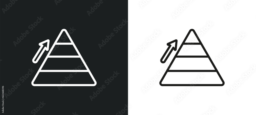 Poster cloud upload outline icon in white and black colors. cloud upload flat vector icon from user interfa