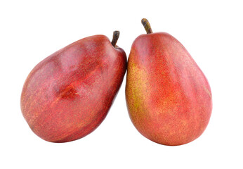 red pears isolated on transparent png