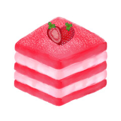 heart shaped box cake