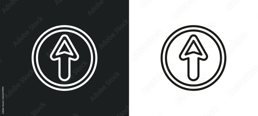 Poster envelope outline icon in white and black colors. envelope flat vector icon from user interface colle