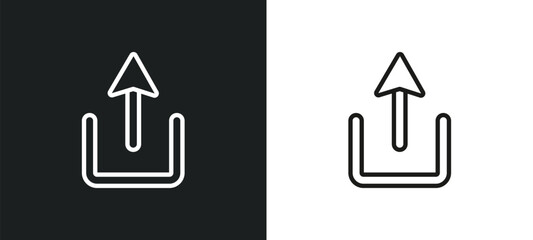 volume outline icon in white and black colors. volume flat vector icon from user interface collection for web, mobile apps and ui.