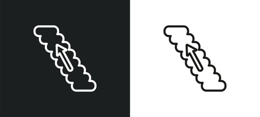low volume outline icon in white and black colors. low volume flat vector icon from user interface collection for web, mobile apps and ui.