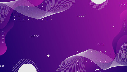 Abstract gradient purple  geometric shapes background