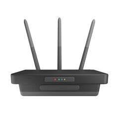 Fototapeta premium Router 3D illustration