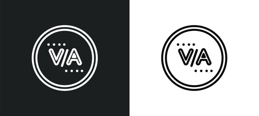 kerning outline icon in white and black colors. kerning flat vector icon from technology collection for web, mobile apps and ui.