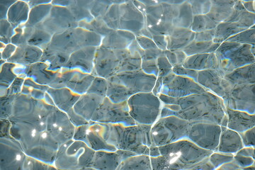 waved water in basin - attractive surface - background