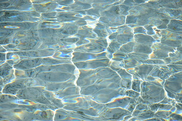 waved water in basin - attractive surface - background