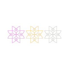 Fototapeta premium Luxury Moroccan Ornamental Sign Symbol Logo Vector