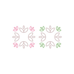 Luxury Moroccan Ornamental Sign Symbol Logo Vector