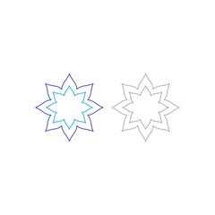 Luxury Moroccan Ornamental Sign Symbol Logo Vector