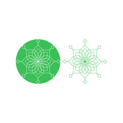 Fototapeta premium Luxury Moroccan Ornamental Sign Symbol Logo Vector