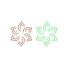 Luxury Moroccan Ornamental Sign Symbol Logo Vector