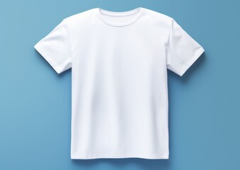 isolated opened white t-shirt