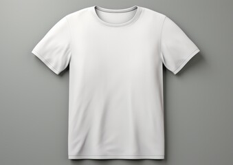 isolated opened white t-shirt
