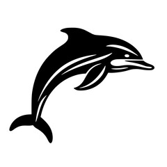 Dolphin outline, Vector dolphin illustration, Dolphin line art , Dolphin vector graphic, Dolphin