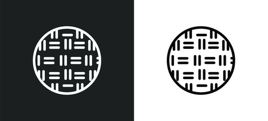 kickball outline icon in white and black colors. kickball flat vector icon from sport collection for web, mobile apps and ui.
